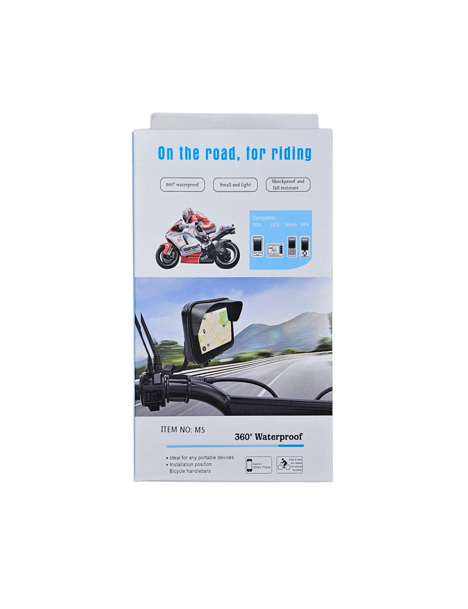 Soporte De Teléfono Con Visera Para Moto